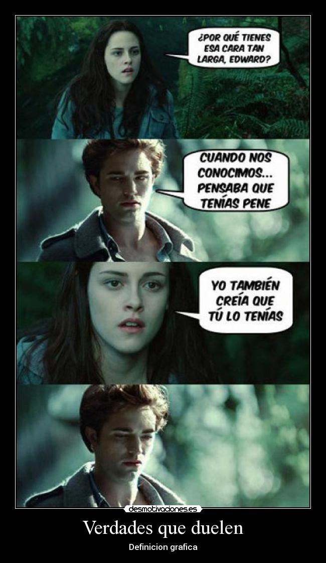 Verdades que duelen - Definicion grafica