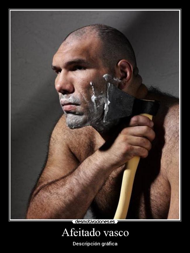 Afeitado vasco -