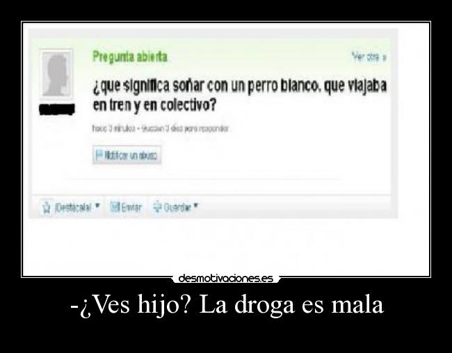 carteles yahoo preguntas drogas desmotivaciones