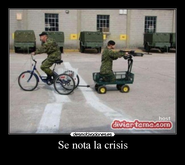 Se nota la crisis -