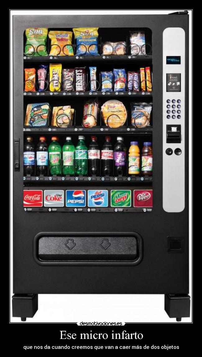 Ese micro infarto - que nos da cuando creemos que van a caer más de dos objetos