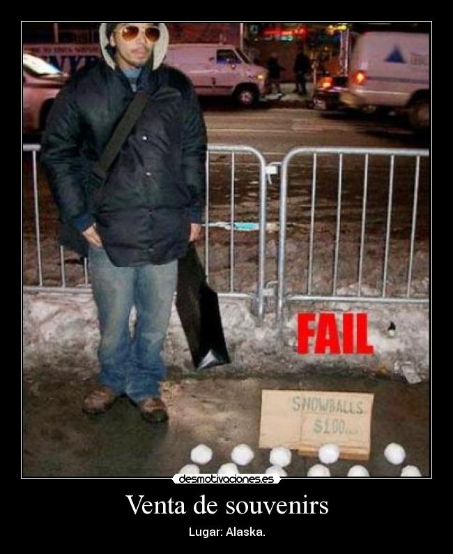 Venta de souvenirs -