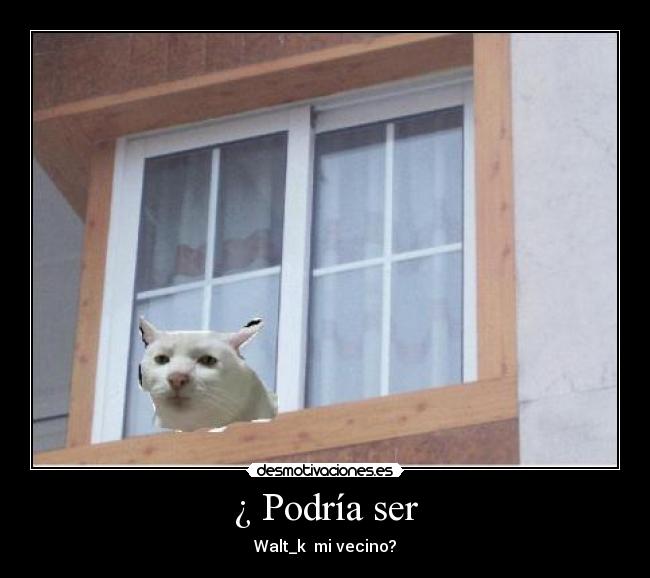 ¿ Podría ser - Walt_k mi vecino?