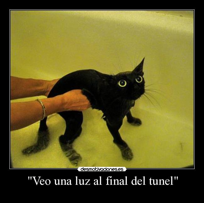 Veo una luz al final del tunel -