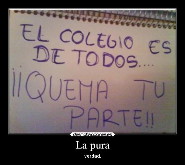 La pura - verdad.