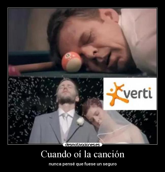 Cuando oí la canción -