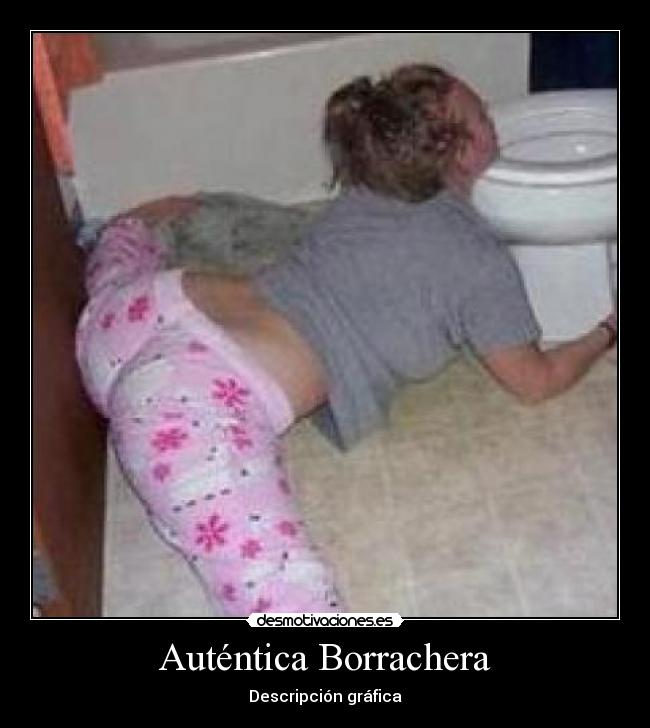 Auténtica Borrachera - Descripción gráfica