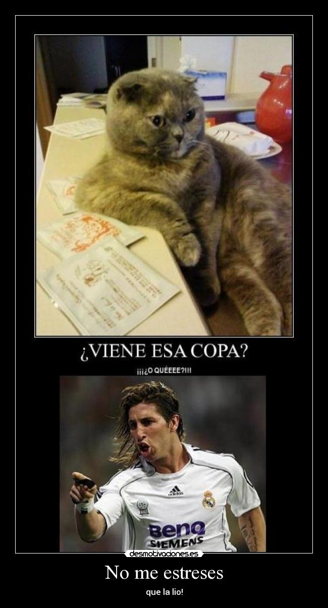 No me estreses - que la lio!