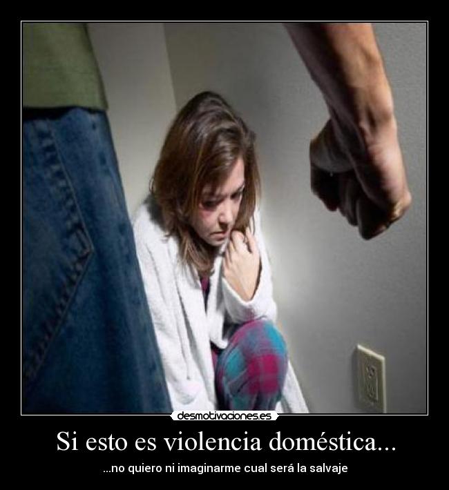 Si esto es violencia doméstica... -