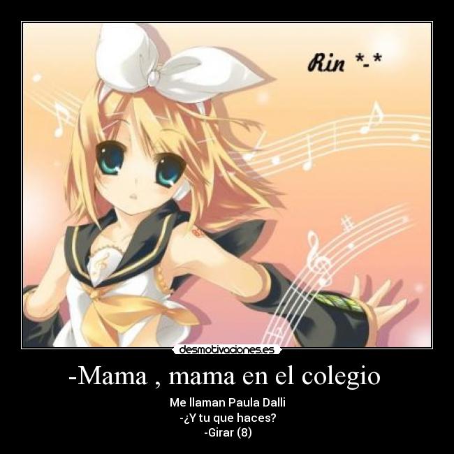 -Mama , mama en el colegio  - 