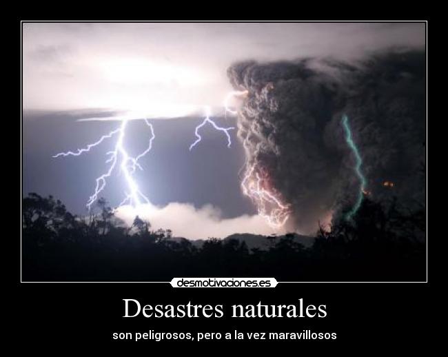 Desastres naturales - 