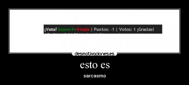 esto es - sarcasmo