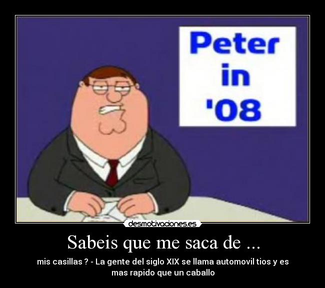 Sabeis que me saca de ... - 