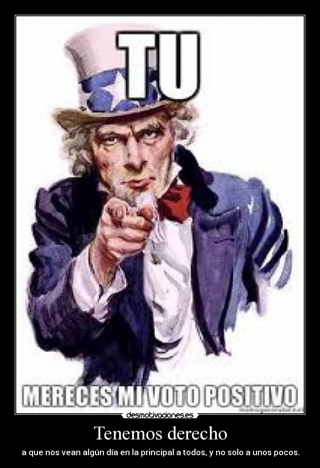 Tenemos derecho -