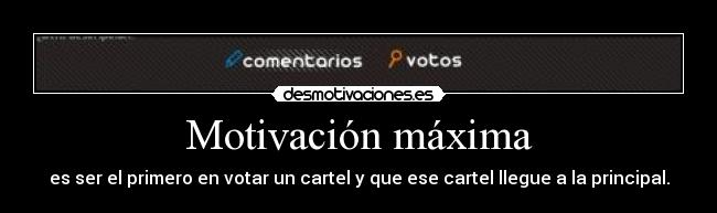 Motivación máxima - 