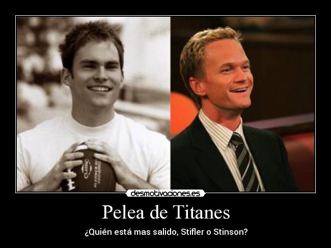 Pelea de Titanes - ¿Quién está mas salido, Stifler o Stinson?