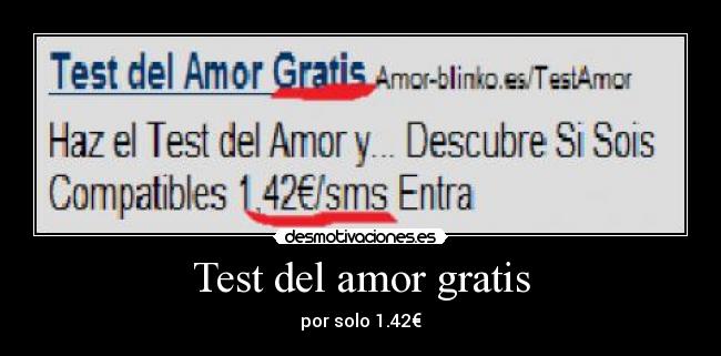 Test del amor gratis - por solo 1.42€