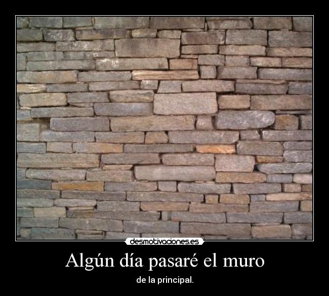 Algún día pasaré el muro - de la principal.