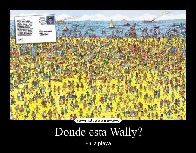 Donde esta Wally? - En la playa