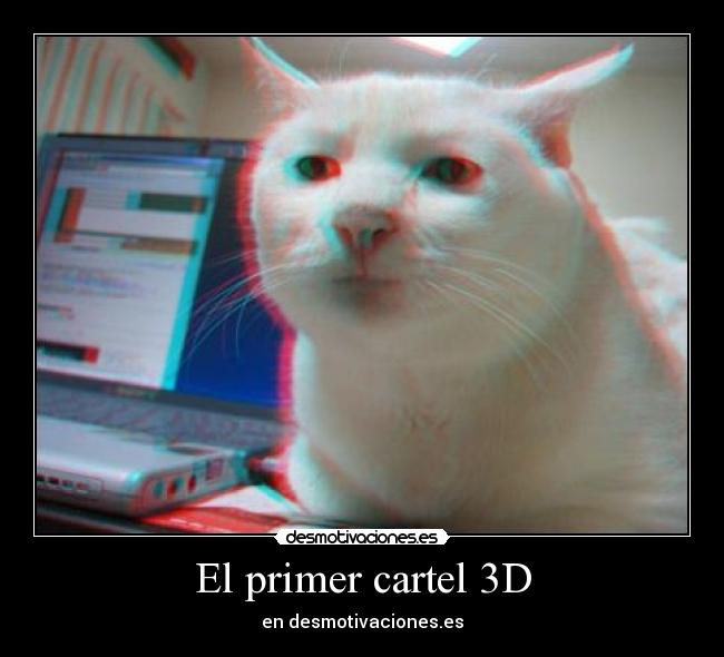 El primer cartel 3D -