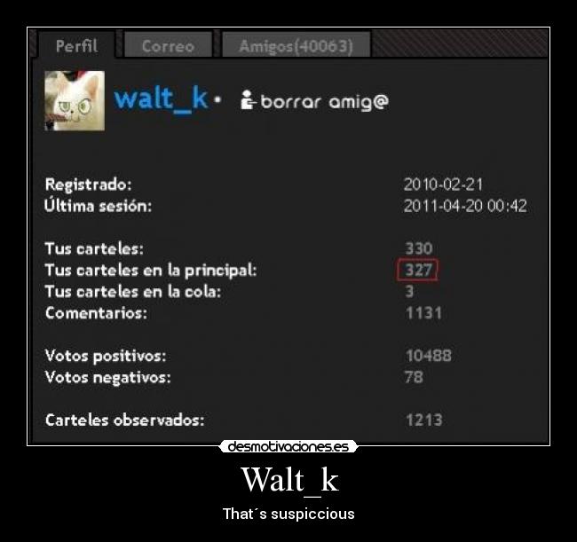 Walt_k - That´s suspiccious