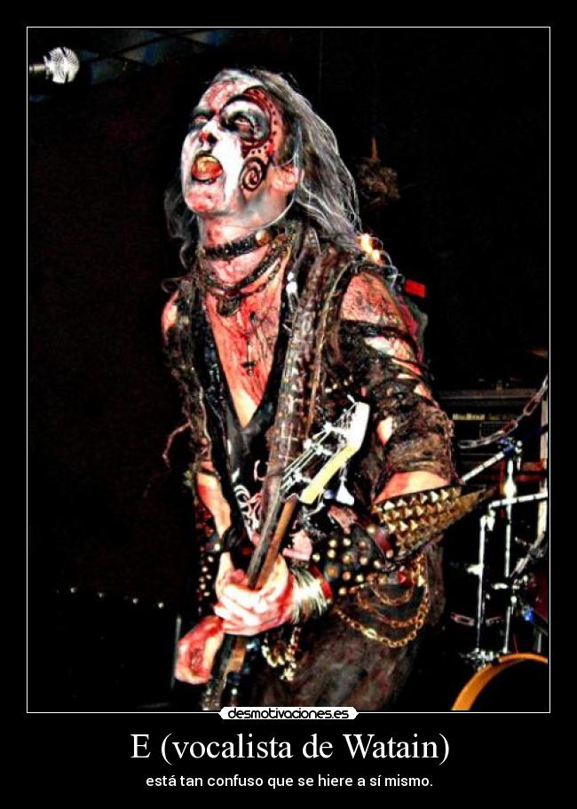 E (vocalista de Watain) - 