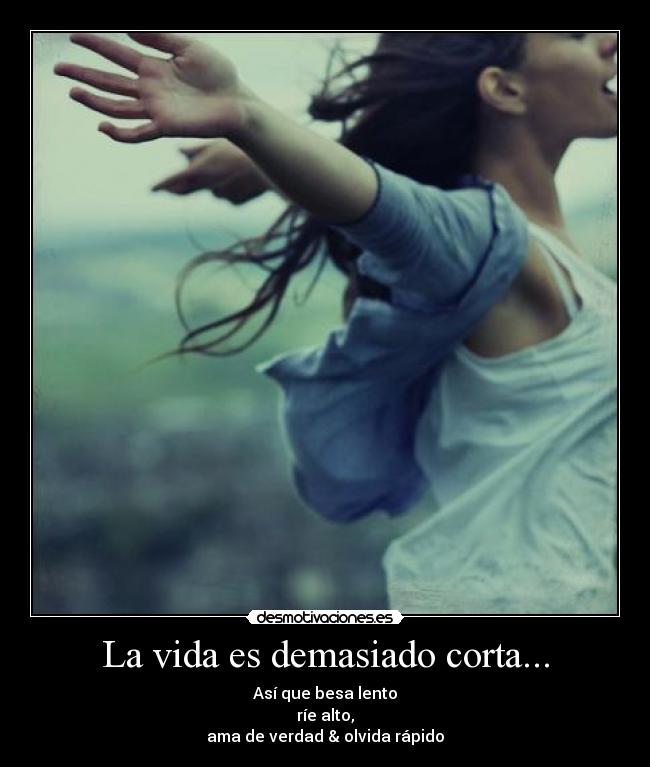 carteles vida vida demasiado cortaasi que besa lentorie altoama verdad olvida rapido desmotivaciones