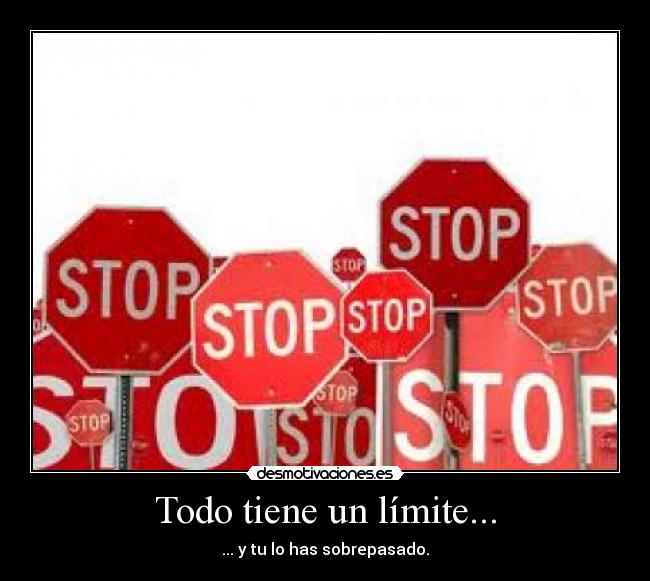 carteles limites desmotivaciones