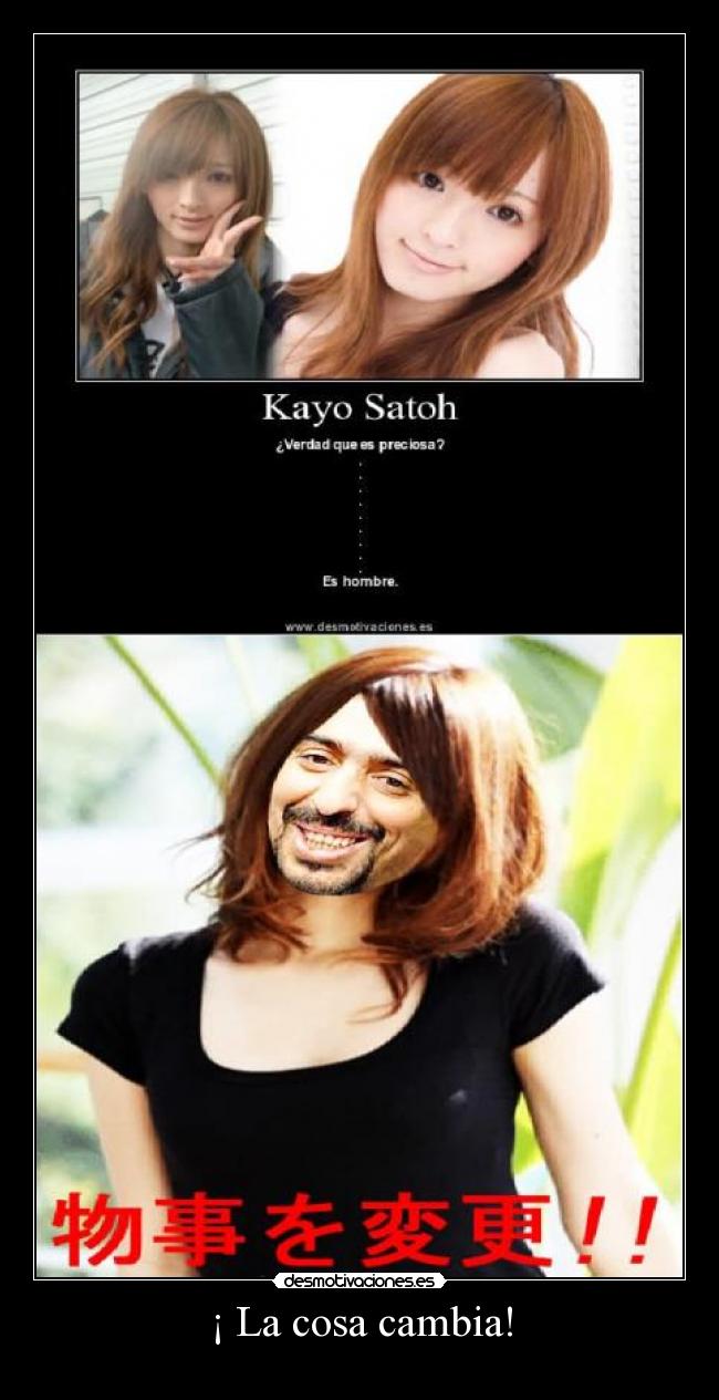 ¡ La cosa cambia! -