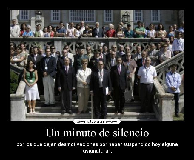 Un minuto de silencio -