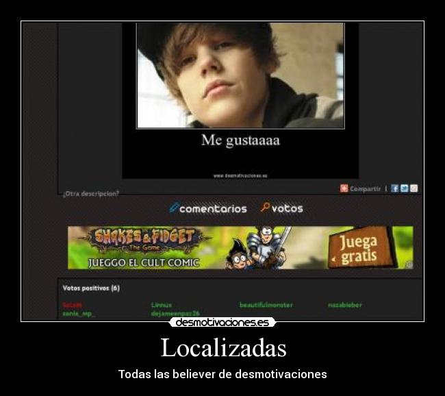 Localizadas - Todas las believer de desmotivaciones