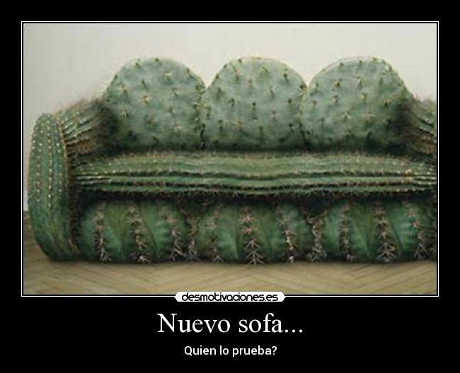 carteles nuevo sofa desmotivaciones