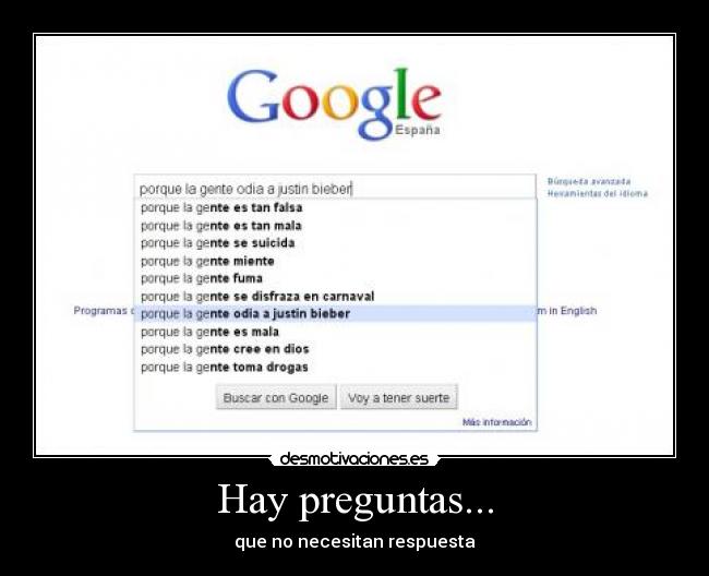 Hay preguntas... - 