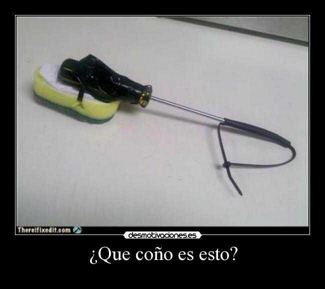 ¿Que coño es esto? -