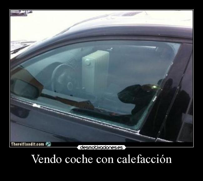 Vendo coche con calefacción - 