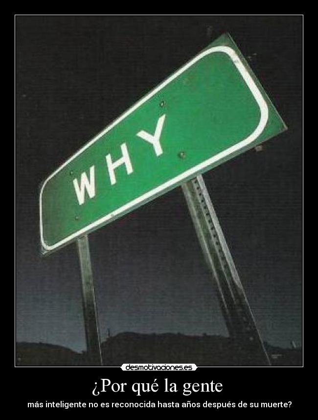 ¿Por qué la gente -