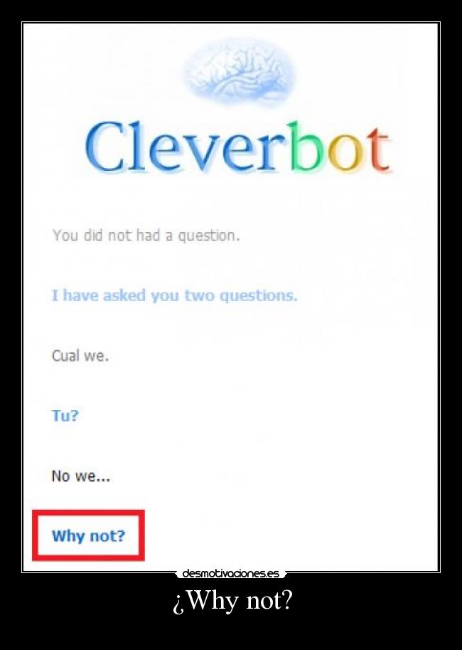 ¿Why not? - 