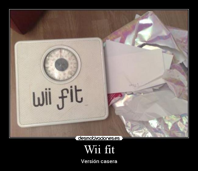 Wii fit - Versión casera
