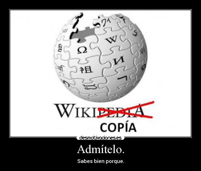 carteles wikipedia copia trabajos informes desmotivaciones