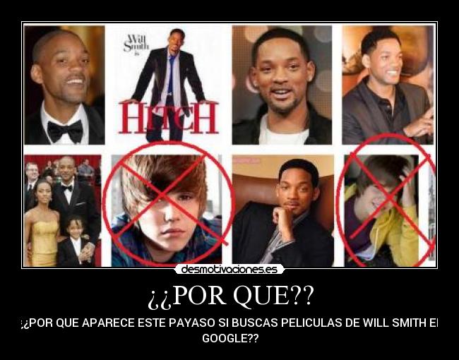 ¿¿POR QUE?? - ¿¿POR QUE APARECE ESTE PAYASO SI BUSCAS PELICULAS DE WILL SMITH EN
GOOGLE??