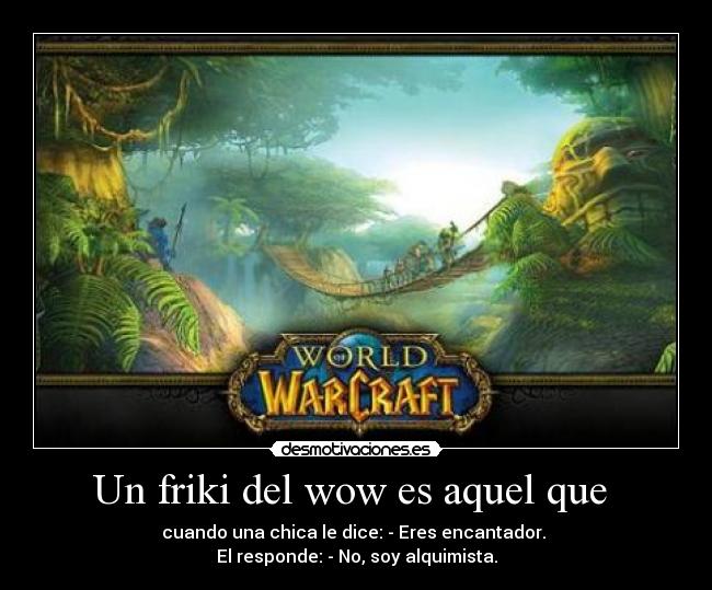 Un friki del wow es aquel que -