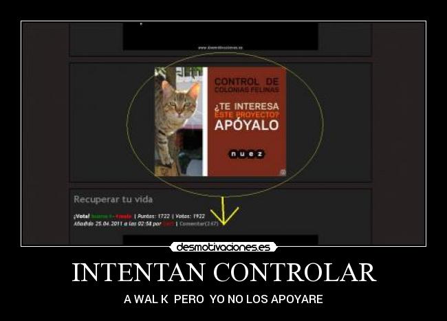 carteles inset coin wal controlar desmotivaciones