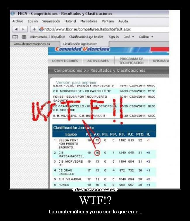 WTF!? - Las matemáticas ya no son lo que eran...