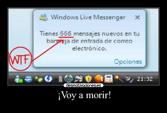 ¡Voy a morir! -