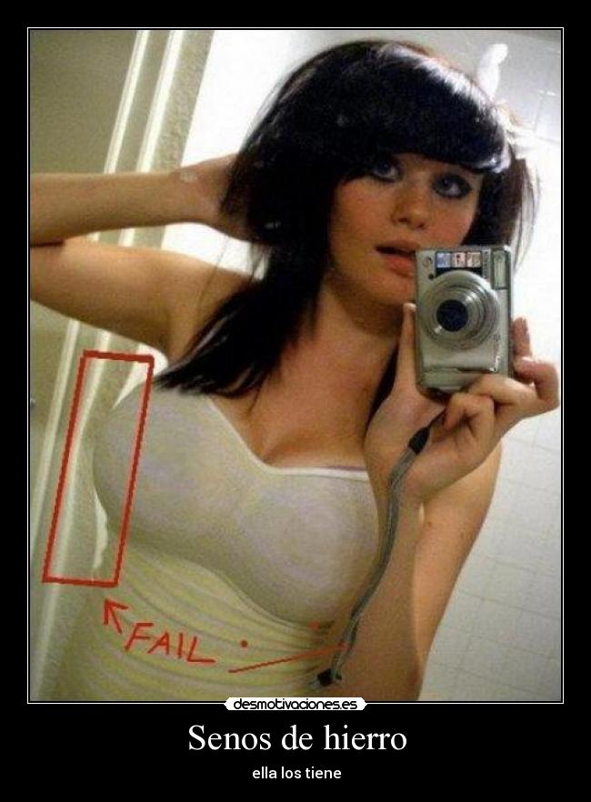 Senos de hierro - ella los tiene