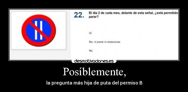 carteles parar pregunta test carne desmotivaciones