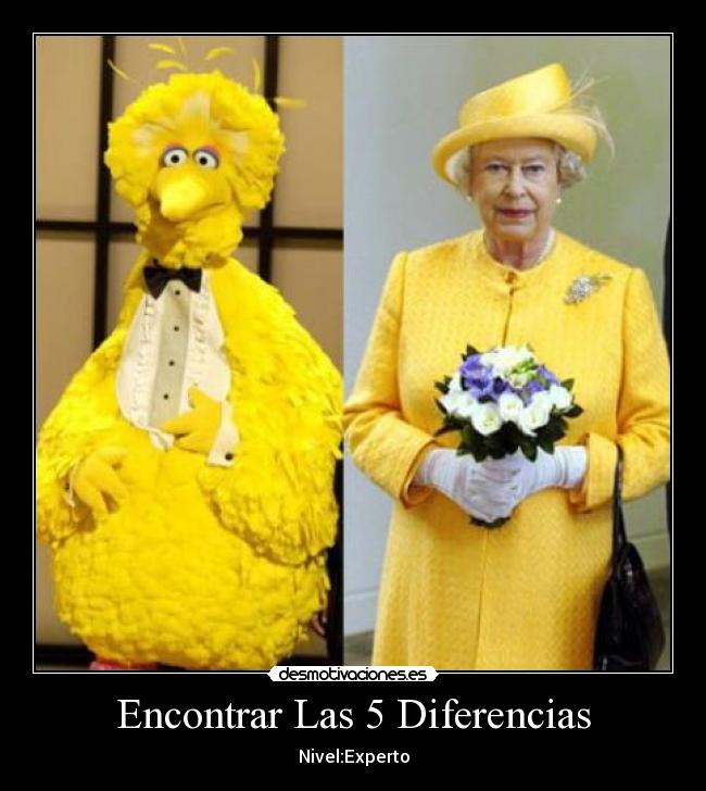 Encontrar Las 5 Diferencias - 