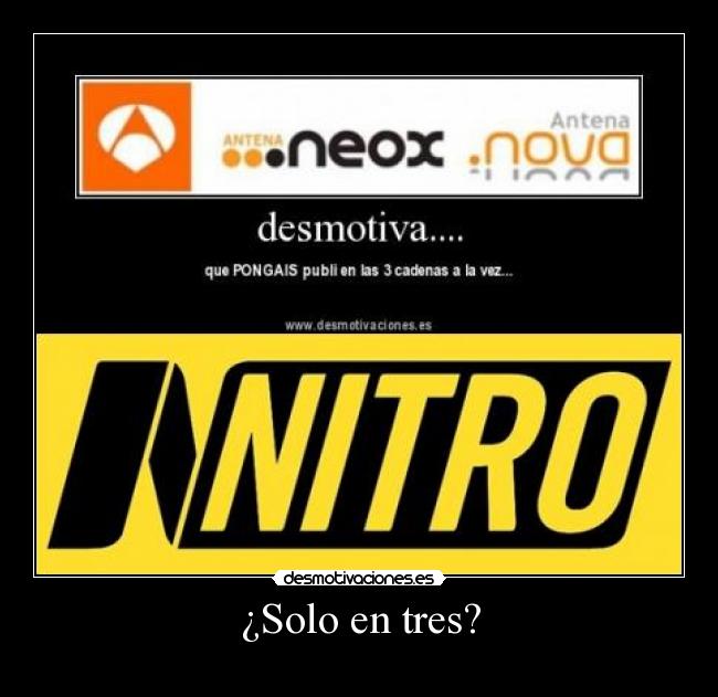 ¿Solo en tres? - 