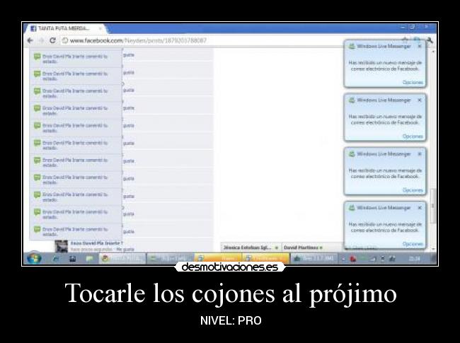 Tocarle los cojones al prójimo - NIVEL: PRO
