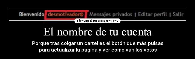 El nombre de tu cuenta - 
